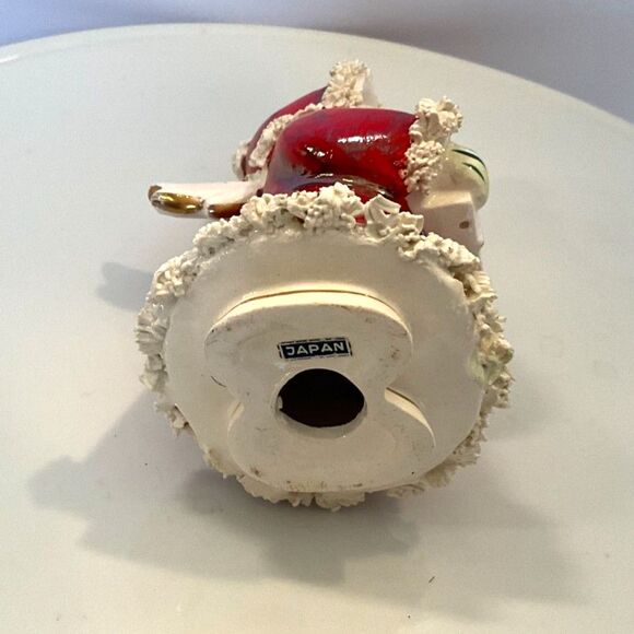 Beautiful Vintage Christmas Angel Napco S116A Japan must see spaghetti trim - Picture 6 of 6